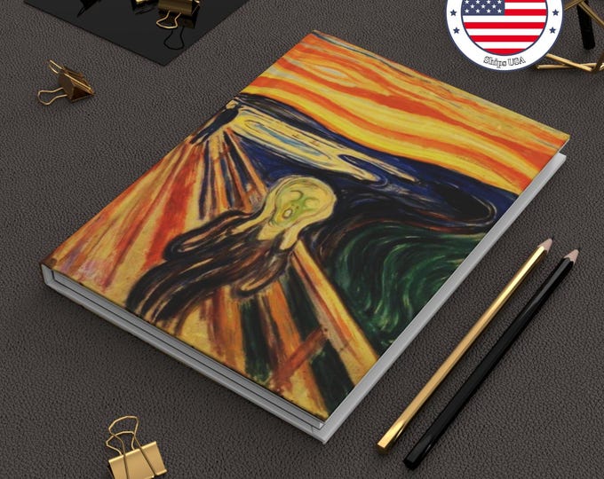 The Scream Hardcover Journal: Classic Artwork Notebook, Gift for Artists