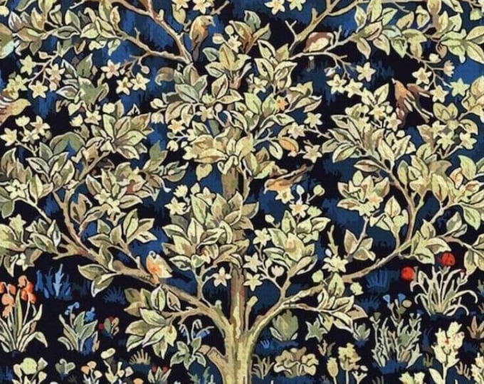 William Morris Design, Vintage, Tree of Life Diamond Painting Kit with Complete Tool Set - DIY Craft for Home Decor, High Quality Materials