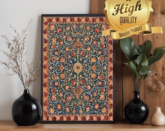 William Morris Style Wooden Jigsaw Puzzle | 500 or 1000 Pieces | UV Printed Oak Wood Puzzle | Arts & Crafts Floral Puzzle | Adult Gift