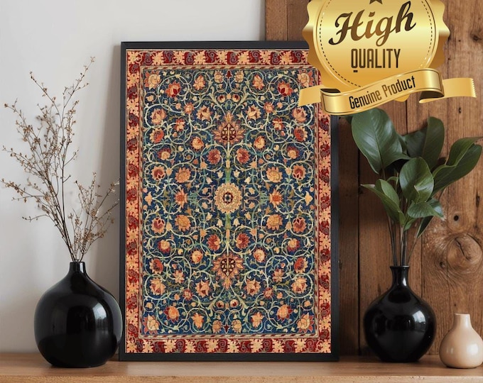 William Morris Style Wooden Jigsaw Puzzle | 500 or 1000 Pieces | UV Printed Oak Wood Puzzle | Arts & Crafts Floral Puzzle | Adult Gift