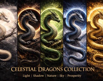 Celestial Dragon Wooden Jigsaw Puzzle | Fantasy Art, Adult Puzzle, Dragon Puzzles