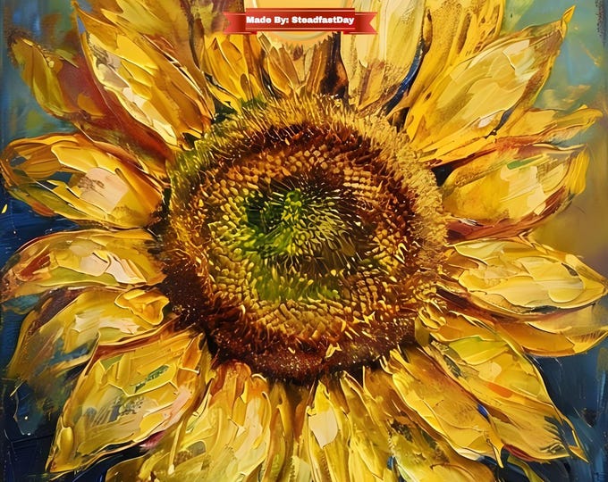 Paint by Numbers, Sunflowers, Paint by Number Kit for Adults, Painting of a Sunflower, Painting by number, Includes Everything!Free Shipping