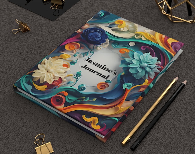 Colorful Hardcover Journal for Writers and Creatives - Spark Inspiration with Vibrant Design and Perforated Pages - Ideal Gift, Personalize