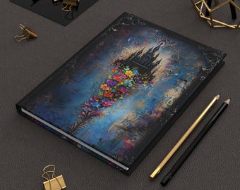 Gothic Castle Floral Journal: Antique Fantasy Notebook