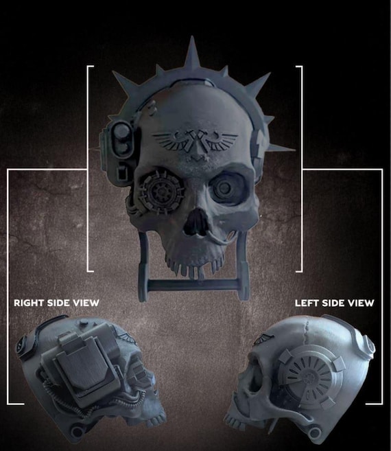 Warhammer 40K Servo Skull Toilet Paper Holder – 3D Printed Grimdark Decor