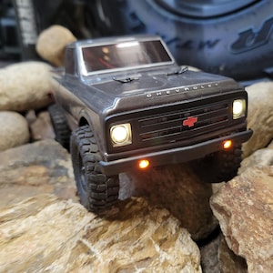 Axial SCX24 Headlights Bumper Lights Chevy C10 Fog Light 1/24 Scale Crawler
