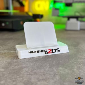 Nintendo 2DS-ställ, 3D-utskrivet displayställ, ställ för retrospelkonsol
