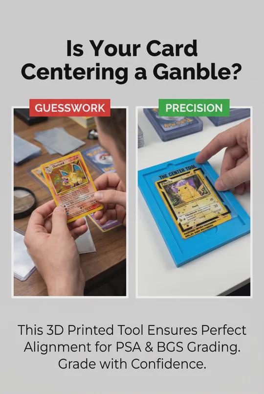 graded card center Amazon.com: Card Centering Grading Tool for PSA, Graded Card Submissions Card  Center Tool Kit with Trading Cards Measuring Tools,Thickness Measuring and  Cleaning Cloth : Toys & Games main image 1