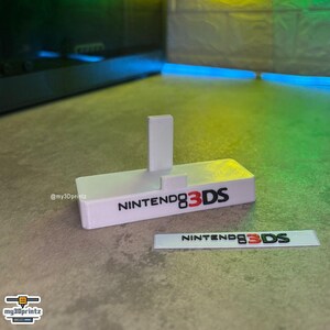 Nintendo 3DS-ställ, 3D-utskrivet displayställ, ställ för retrospelkonsol