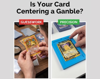 pokemon card grass Card Centering Tool for Grading