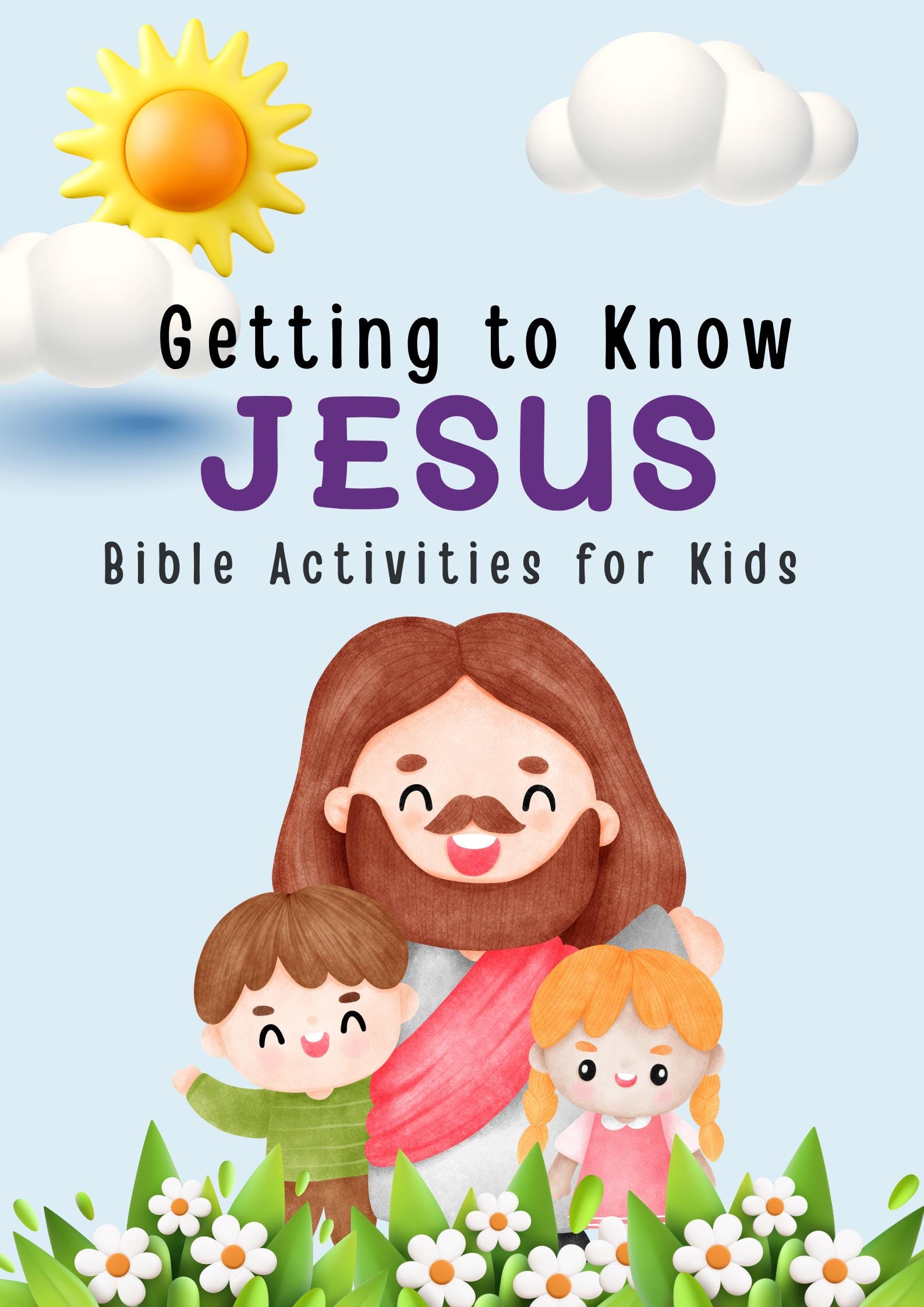 Getting to Know Jesus – Kids Printable Bible Activity Pack - Etsy