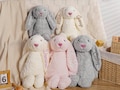 Personalized Embroidered  Easter Bunny with name,Easter bunny gift,Plush Bunny Rabbit,Easter Gifts for Kids,Baby Shower Gift,Stuffed bunny