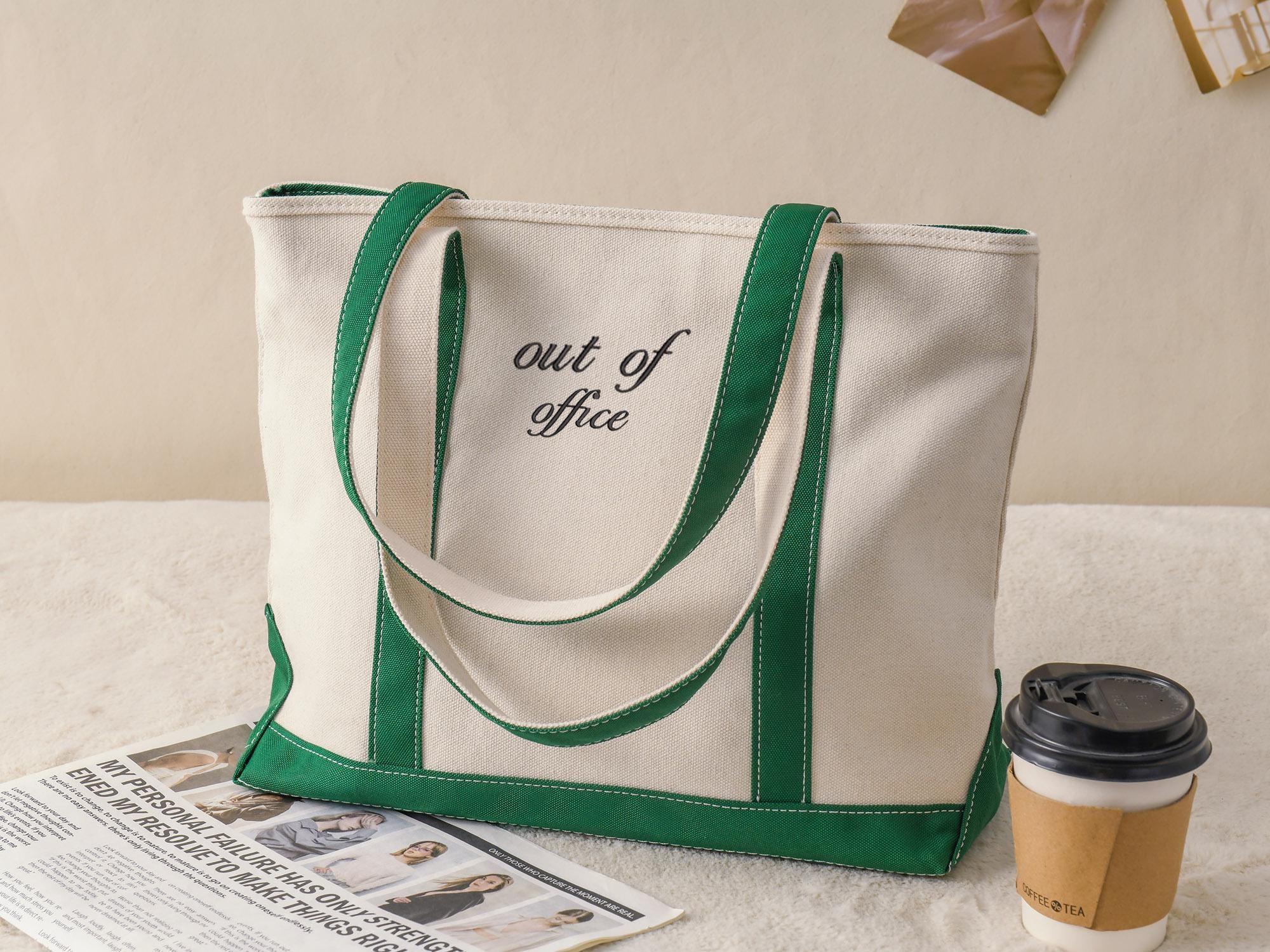 Embroidered Personalized Tote Bag