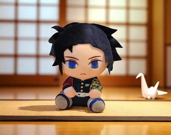 Anime Chibi Demon Slayer Plush Toys 20cm - Tanjiro, Nezuko, Zenitsu, Inosuke, Rengoku, Giyu, Shinobu - Kawaii Anime Stuffed Toy