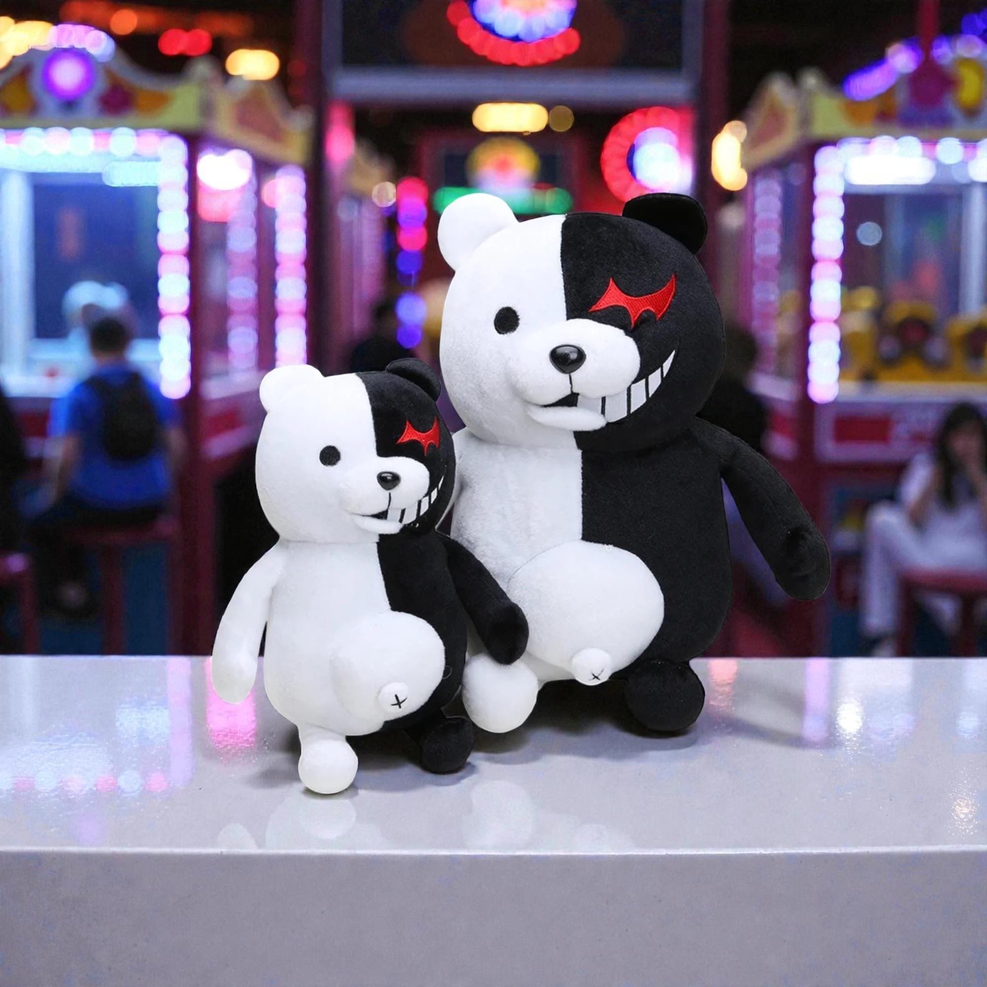 Pinces à Cheveux Ours Monokuma Noir Et Blanc – Lot De 2 Paires, Adorables Accessoires Pour Kids, Cosplay Et Tous Les Jours