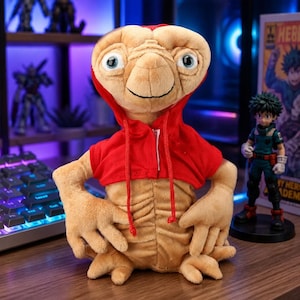 Schattige ET Alien pluche knuffelpop - Cartoon knuffelfiguur 28 cm Kawaii kinderverjaardagscadeau van hoge kwaliteit
