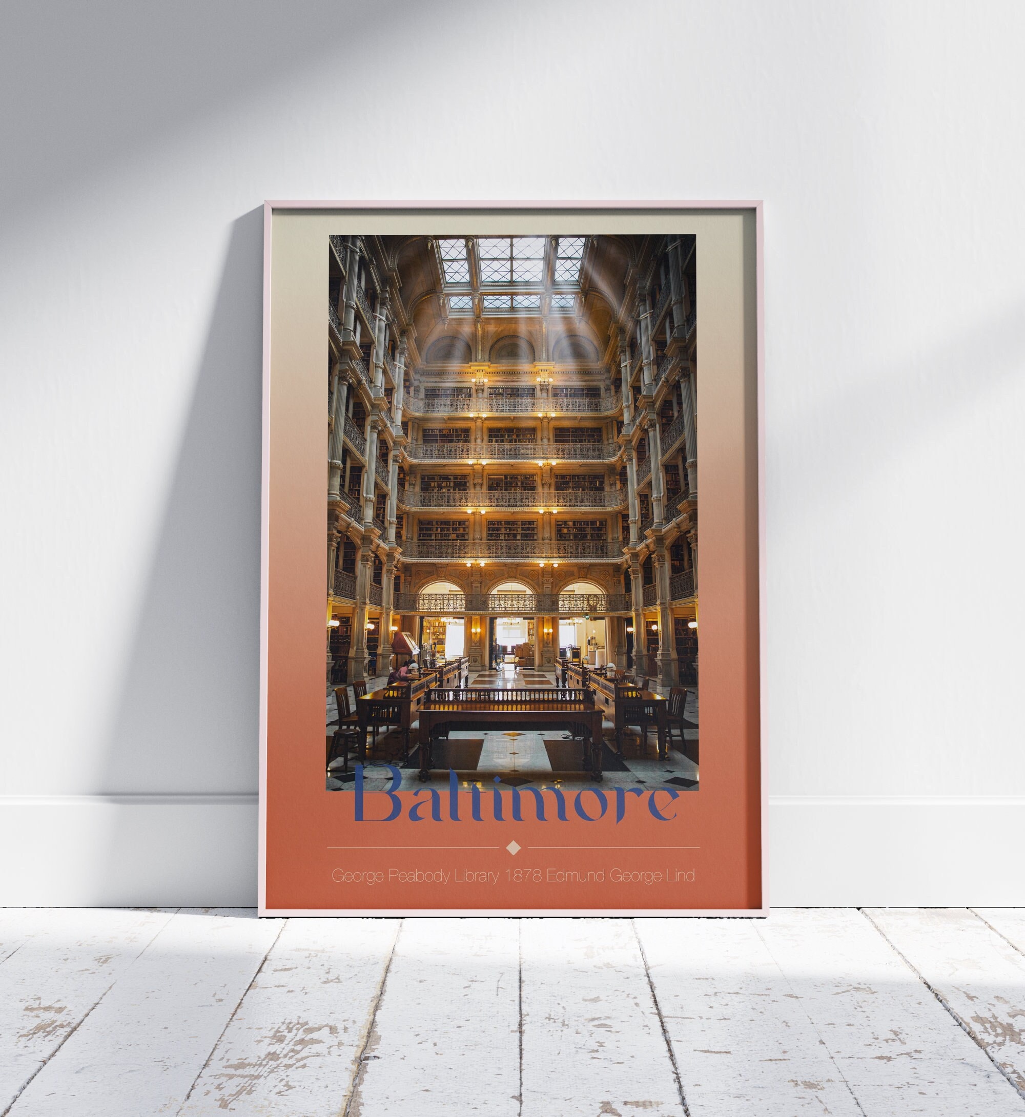 George Peabody Library Wedding Cost Bird's-eye View Of Patrons