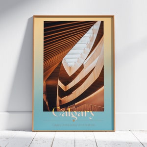 Beautiful Libraries: Calgary Central Library | architecture travel print