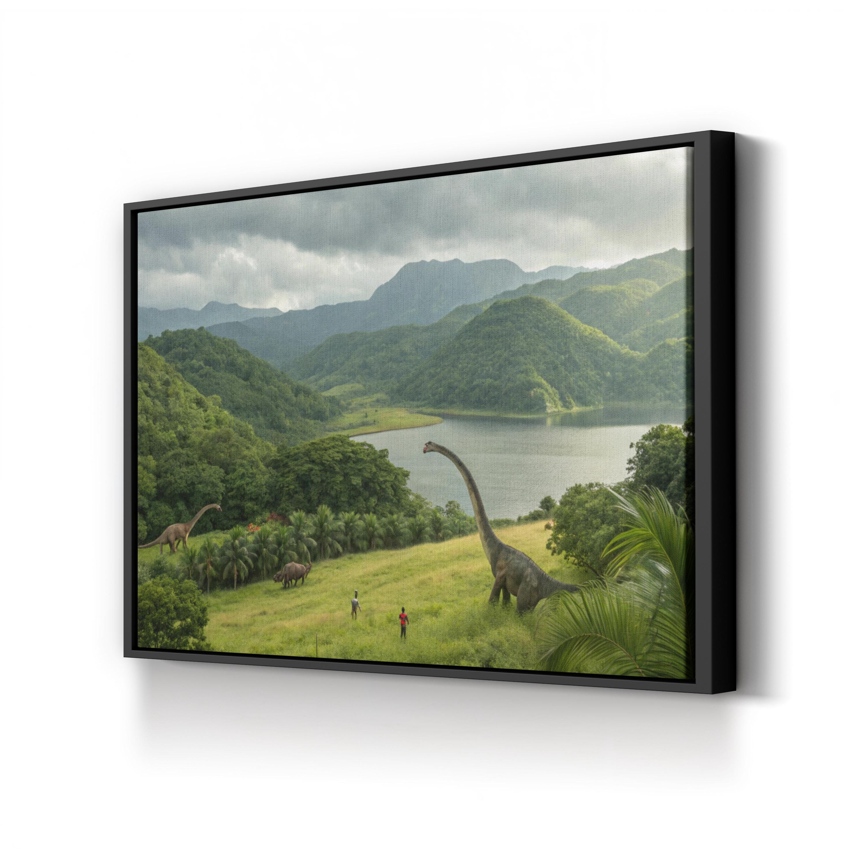 Jurassic Park Canvas Art: Movie Theme Dinosaur Decor