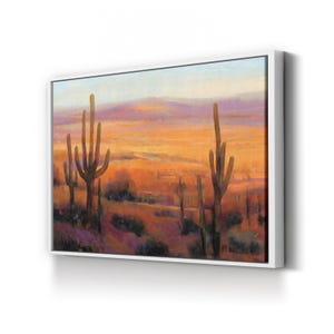Desert Landscape Canvas Art: Southwestern Home Decor with Cacti
