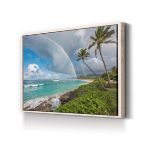 Hawaiian Beach Canvas Art: Tropical Island Coastal Decor