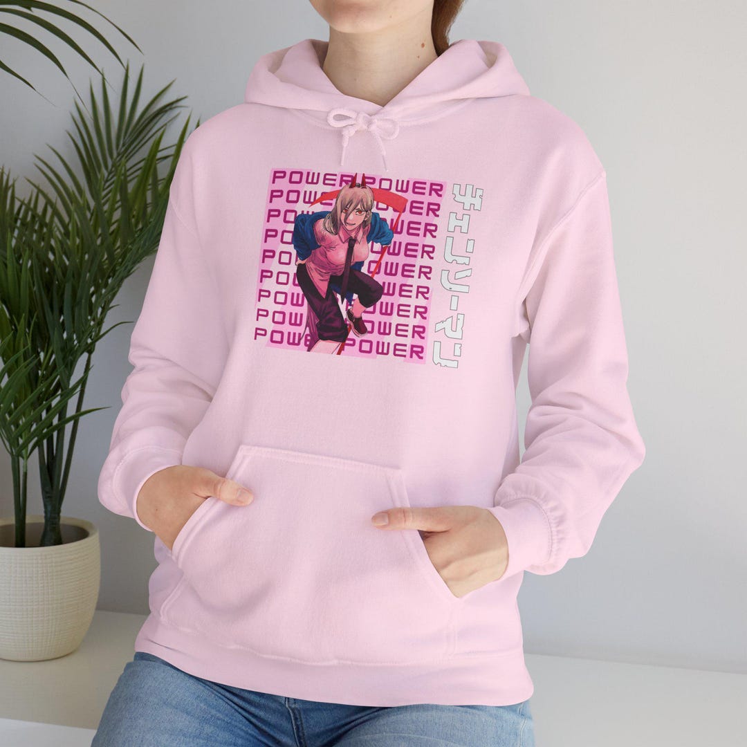 Power from Chainsaw Man Padded Jacket with Cat in Hand and Stylish Pose Design TS04