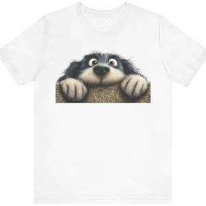 Cute Dog Graphic Tee, Fun Pet Lovers Shirt, Unisex Animal Print Top, Gift for Dog Owners, Casual Comfort Wear