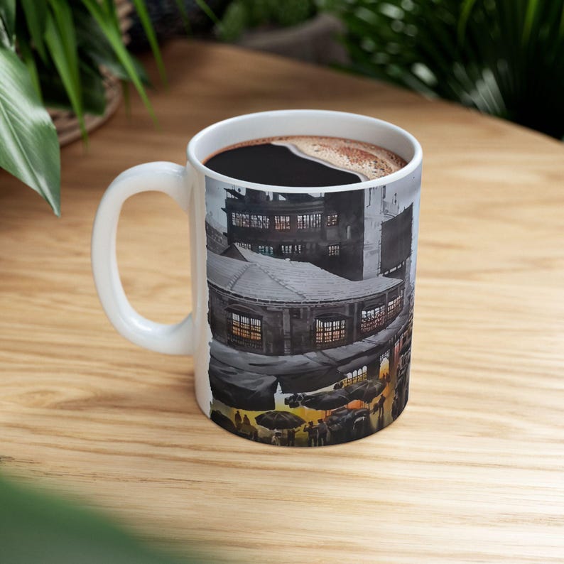 Cityscape Ceramic Coffee Mug