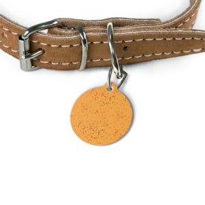 Personalized Pet Tag, Custom Dog or Cat ID Tag, Lost & Found Pet Tag, Matching Pet Accessories, Stylish Printed Pattern Tag for Pet Collar