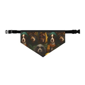 Stylish Clip-on Pet Bandana Collar for Dogs, Sizes L & XL, Fun Pet Accessory, Dog Fashion, Pet Gift for Dog Lovers, Adorable Dog Wear