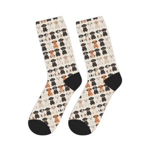 Dog - Fun Matching Pet Accessory Socks for the Human, Great as a Gift for the Pet Lover, Mid-length Socks to Match Your Stylish Pet
