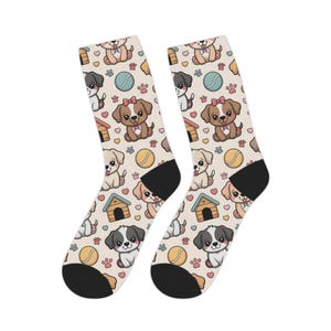 Dog - Fun Matching Pet Accessory Socks for the Human, Great as a Gift for the Pet Lover, Mid-length Socks to Match Your Stylish Pet