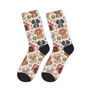 Dog - Fun Matching Pet Accessory Socks for the Human, Great as a Gift for the Pet Lover, Mid-length Socks to Match Your Stylish Pet