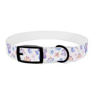 Floral Dog Collar, Adjustable Pet Collar, Cute Dog Accessories, Spring Dog Gear, Dog Lover Gift, Matching Pet Accessories