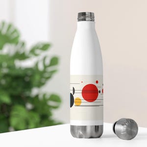 Modern Art Insulated Water Bottle, Sleek Travel Mug, Stylish Hydration Bottle for Gym, Eco-Friendly Drinkware, Perfect Gift Ideas