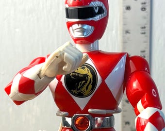 MIGHTY MORPHIN POWER Rangers RED RANGER Figurine D'Action Auto-Morphin