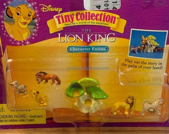 Vintage 1990-tals Mattel Tiny Collection Polly Pocket Disney Lejonkungen Lekset *Förseglad* -E25