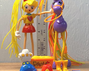 Vintage Betty Spaghetty dockset med hästen Dakota och hennes tillbehör ingår - GDJ-E-452