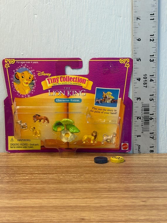 Vintage 1990s Mattel Tiny Collection Polly Pocket Disney the Lion