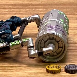 1997 Toy Biz Spider-Man Web Force Spider-Smash Lizard Ryggsäck Tillbehör -GDJ-E-655 bild 5
