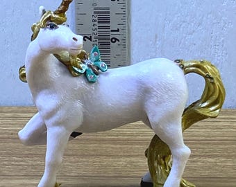 Vintage fantasiefiguur Papo Gouden Eenhoorn 2002 - GDJ-E-261