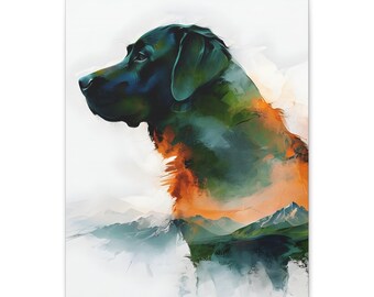 Black Lab Adventures: Peaks in Paint