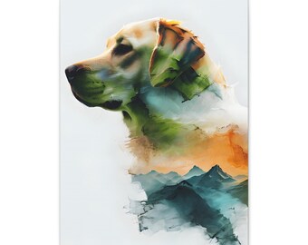 Yellow Lab Adventures: Peaks in Paint