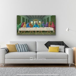 Fine Art Print Das Abendmahl beim Huhn Giclée Druck auf texturiertem Fine Art Papier Bild 4