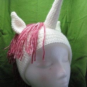 PATTERN Horse and Unicorn Crocheted Hat Pattern image 3