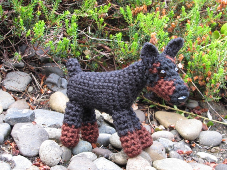 MUSTER: Dobermann, Dackel, Weimaraner Amigurumi Bild 3