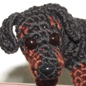 MUSTER: Dobermann, Dackel, Weimaraner Amigurumi Bild 4