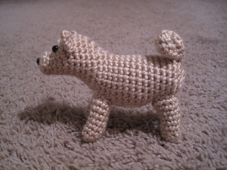 PATTERN Shiba Inu or Basenji Dog Crochet Amigurumi image 3