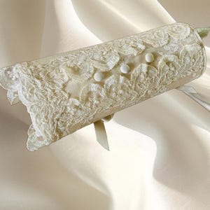 Custom Heirloom Fabric Bouquet Wrap: Personalized Wedding Accessory
