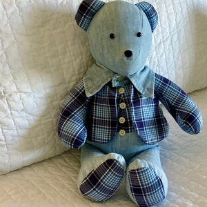 Custom Memory Bear – Sewing From The Hart